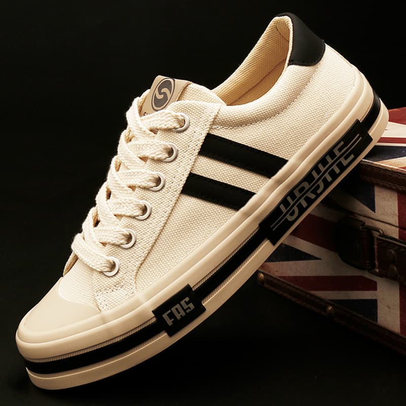 Shanbu 25841 Men's Shoes Autumn New Fashion Cloth Shoes Classic Casual Shoes Korean Trendy Shoes Versatile Canvas Shoes Brown