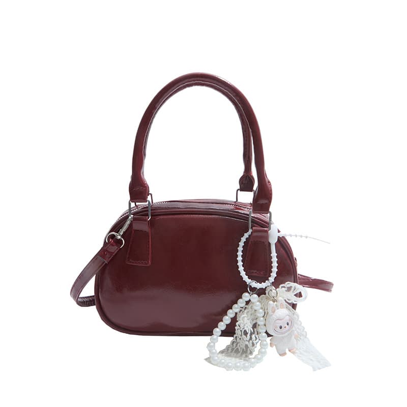 Korean Trendy Crossbody Bag 2025 New Style High-End Fashion Hot Red Handbag Commute Shoulder Bag