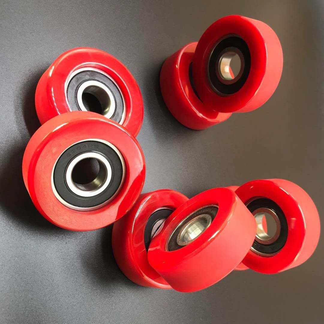Wholesale Polyurethane Molded Screw Bearing PU620360-18C2L12M10 External Thread Load Bearing Wheel