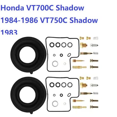 Compatible with Honda VT700C Shadow 1984-1986 VT750C Shadow 1983 Carburetor Repair