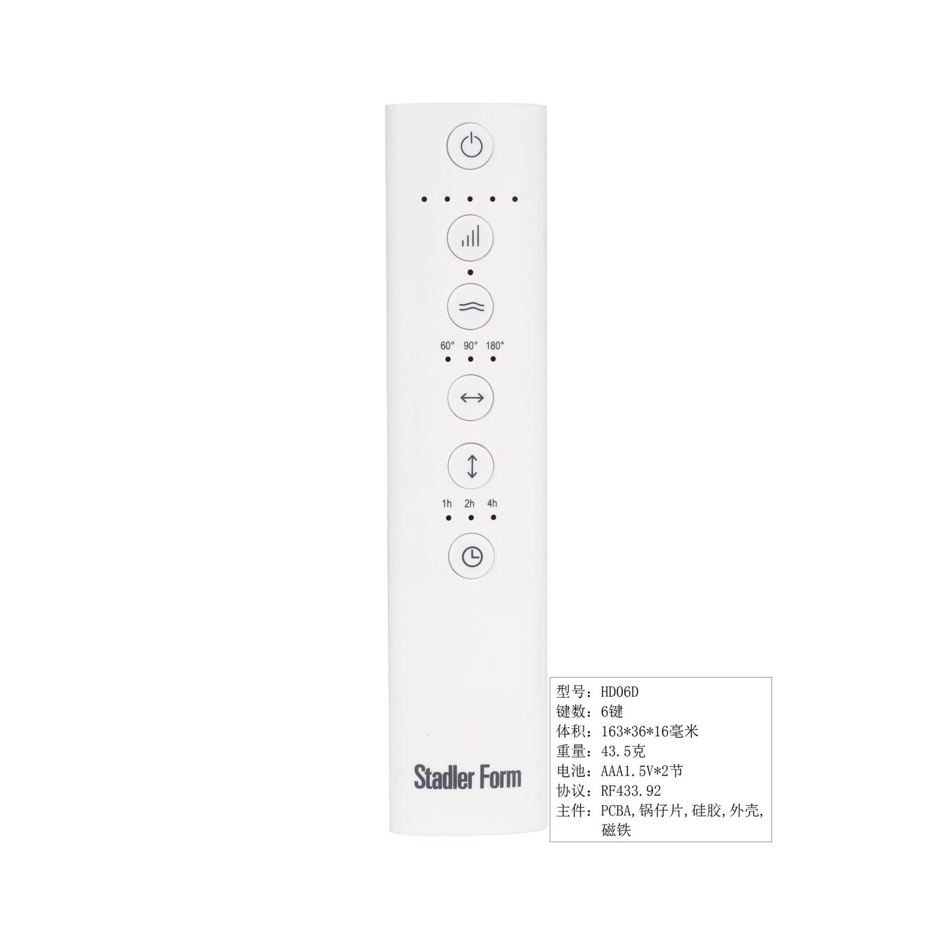 Factory direct sales of 6-button remote control for Japanese Nissho electric fans and projectors with air circulation function.