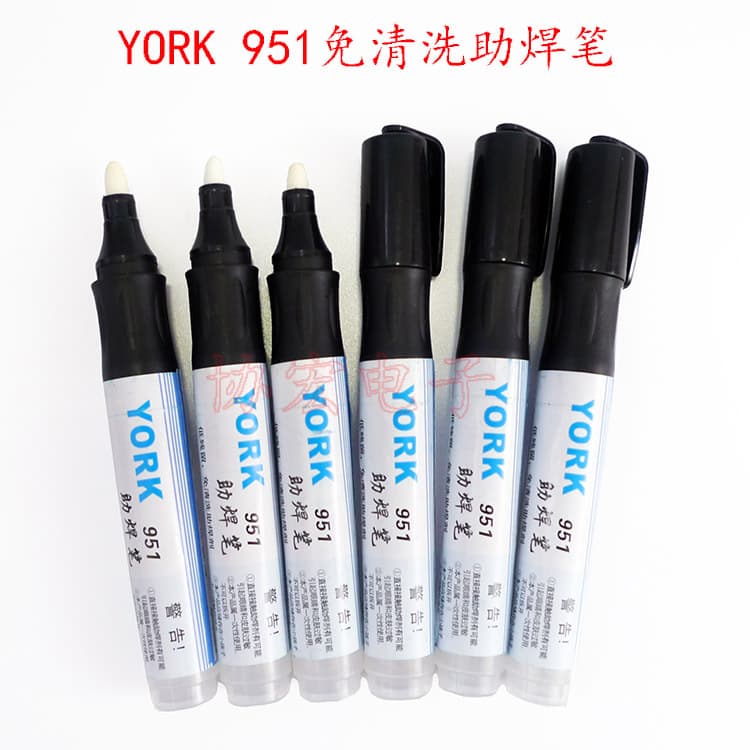 Singapore YORK 951 no-clean flux pen improves wettability, speeds up soldering, and prevents re-oxidation