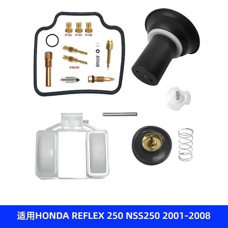 Carburetor Repair Kit for HONDA REFLEX 250 NSS250 2001-2008