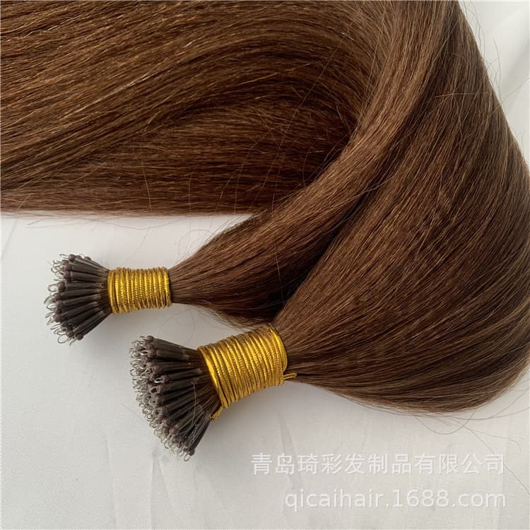 Factory Sales Ring Nano Loop Hair Extensions Real Human Hair Wire Loop Hair Extensions