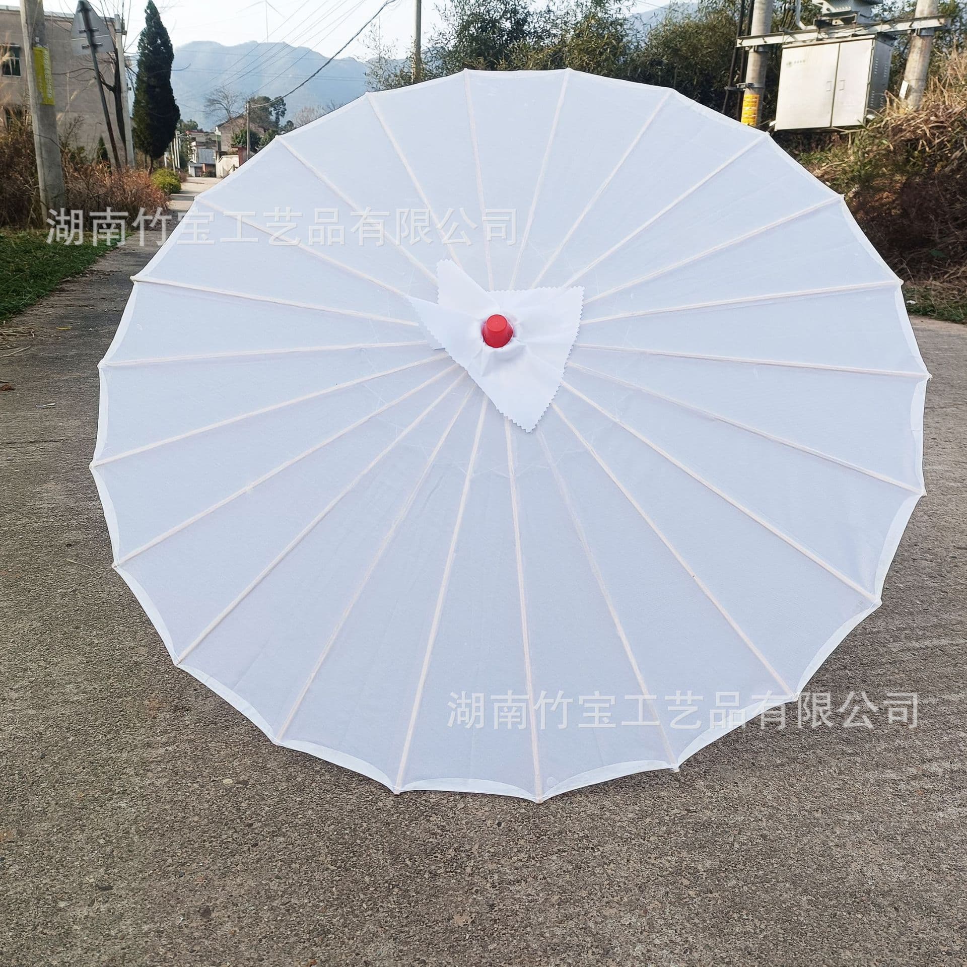 Handmade Solid Color Silk Umbrella Wedding Decoration Dance Decoration Wholesale