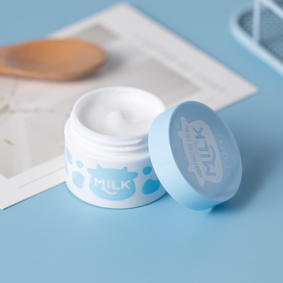 Cross-border New Product LAIKOU Milk Moisturizing Cream 25g Nourishing Face Cream, Stock Available for Drop Shipping