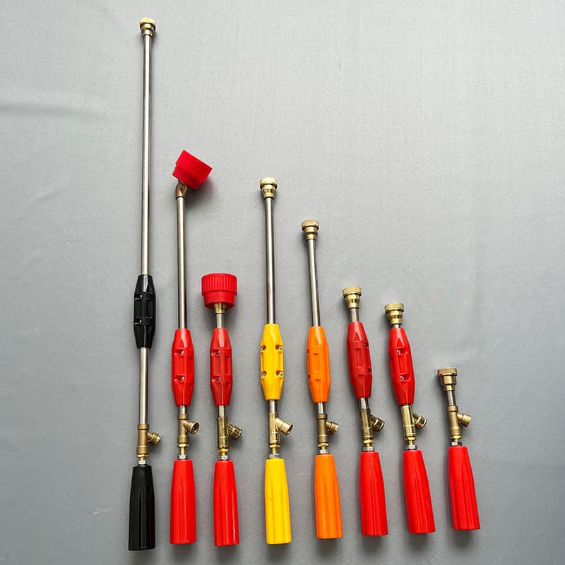 Agricultural high-pressure spray gun, adjustable direct spray gun, windproof garden water gun, ceramic.