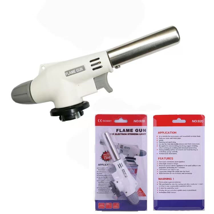 Cartridge-type torch outdoor barbecue kitchen baking igniter flame gun ceramic core spray gun mini welding torch manufacturer