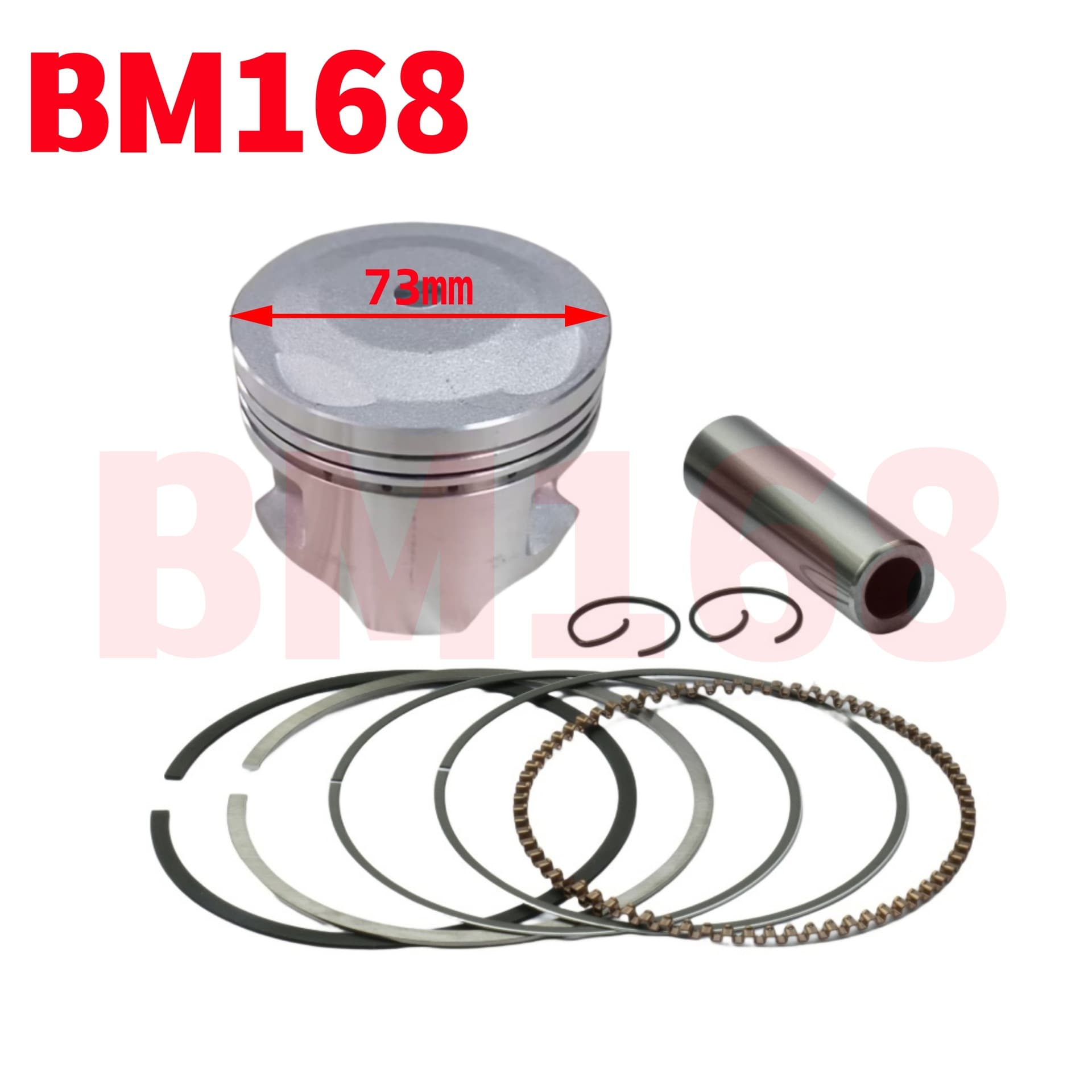 73mm Motorcycle Piston Ring Kit for Honda Xr250 Cylinder Liner Cylinder Assembly
