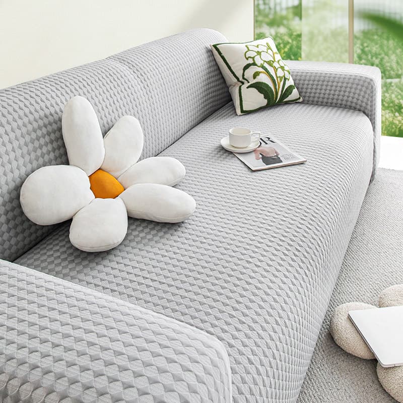 Ice Silk Cool Bean Sofa Cover Summer Full-Coverage Universal Cover Anti-Cat Scratch Protective Cover