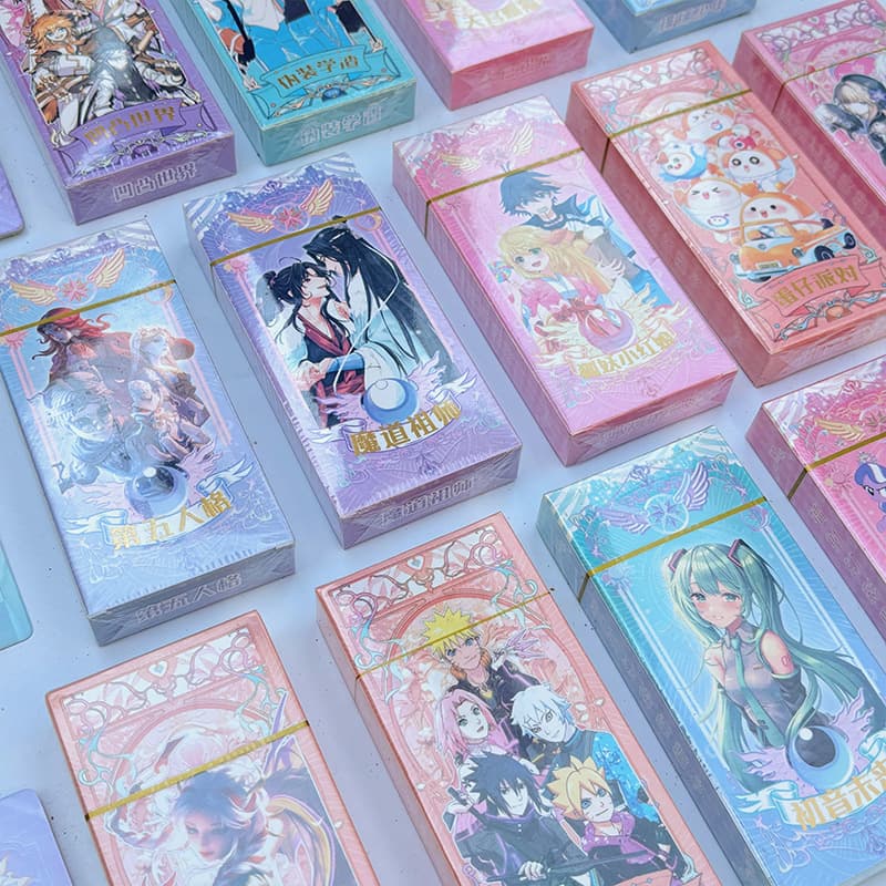 Celebrity Anime Holographic Bookmark Long Card Zhao Lusi Bai Lu Jujutsu Detective Conan Song Yuqi Holographic Ticket