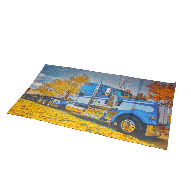 Pure cotton digital direct-to-garment beach towels, full-color printing, small batch customization, fast delivery.