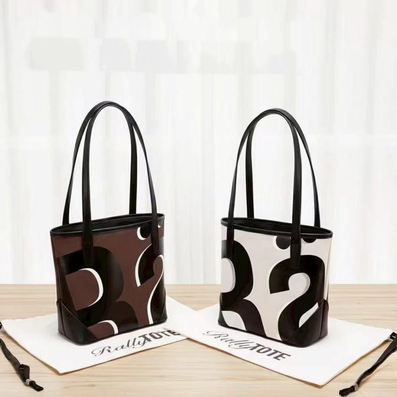Thailand Rally Niche Tote Bag 2026 New Letter Women's Bag Fashion Large Capacity Commuter Shoulder Handbag