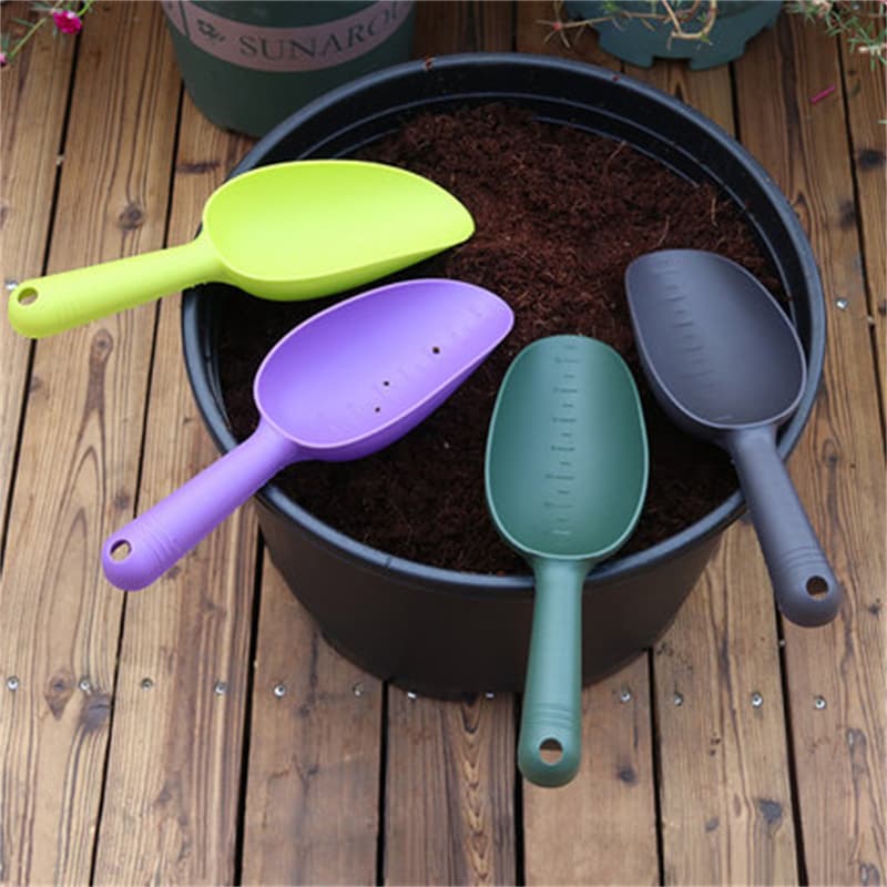 Thickened Plastic Garden Trowel Succulent Soil Scoop Balcony Vegetable Digging Shovel Gardening Flower Soil Loosening Tool