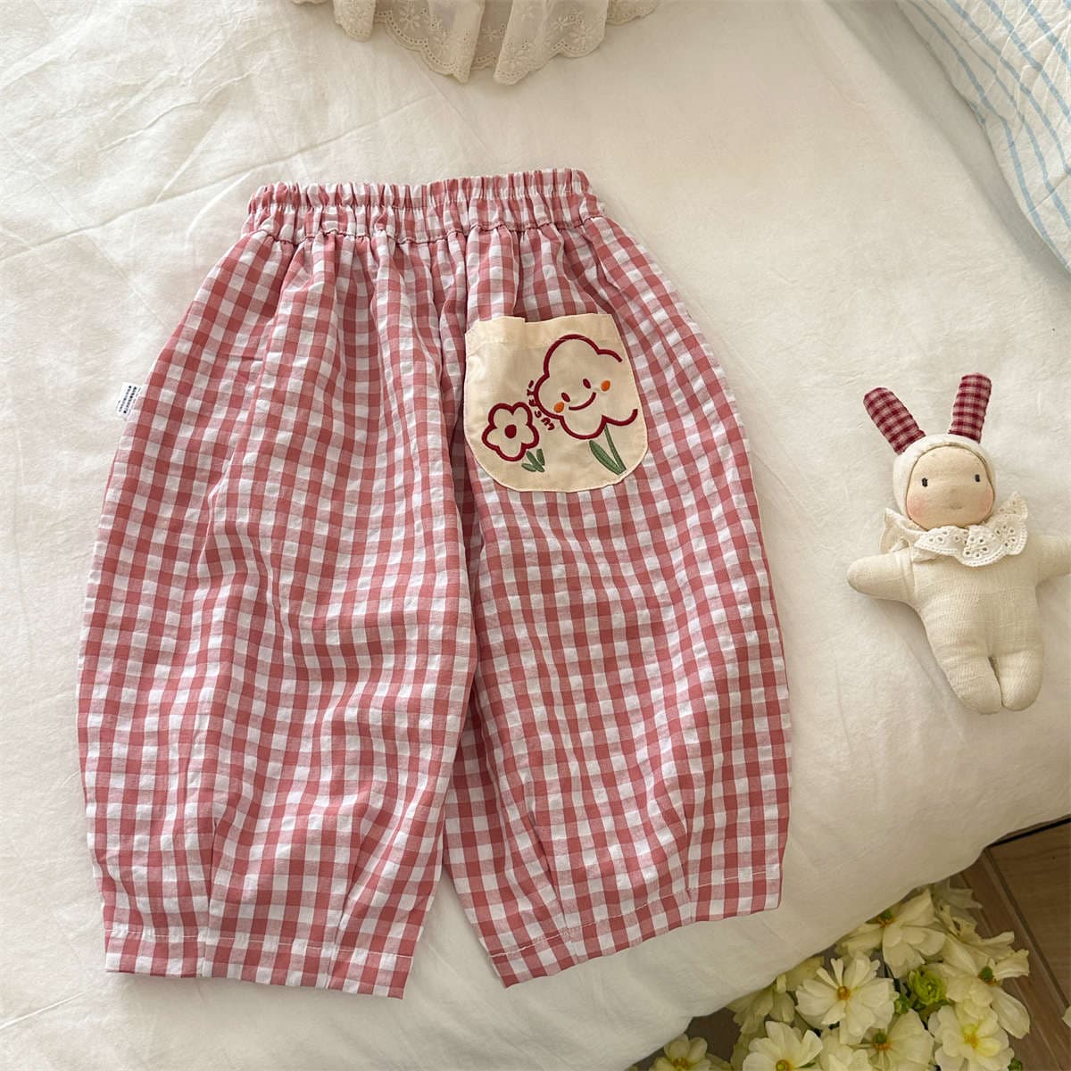 Girls anti-mosquito pants summer 2026 new baby girl wide-leg pants summer children's summer thin pants summer trend