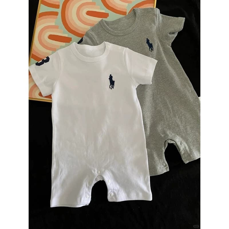 Small month old baby clothes summer baby jumpsuit summer thin casual versatile baby short-sleeved crawler summer clothing