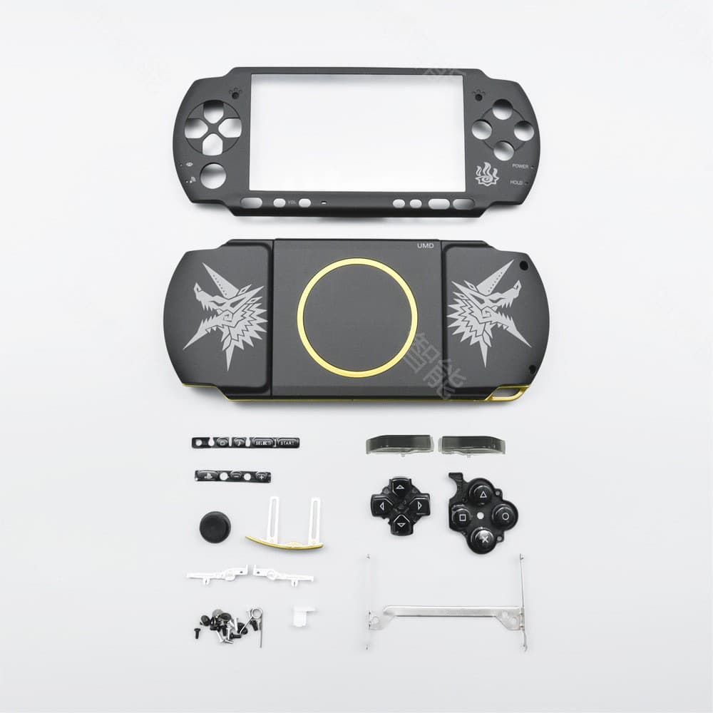 New PSP3000 Shell Monster Hunter Limited Edition PSP3000 Housing Replacement Repair Parts Shell