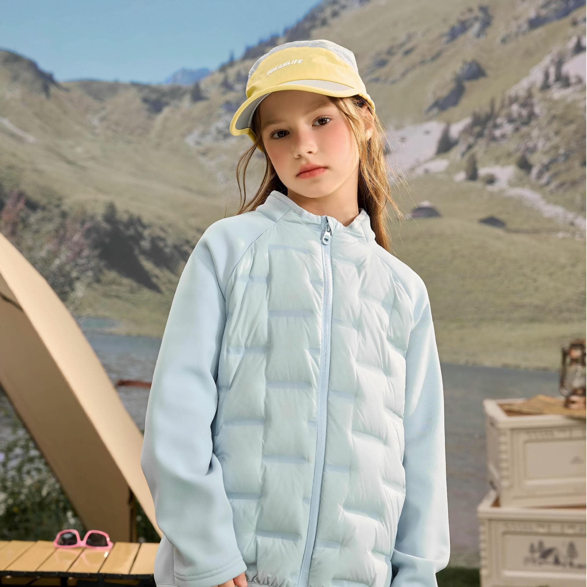 Class Collection Children's Down Jacket Liner 2025 Autumn/Winter New Style Patchwork Warm Wear for Middle/Older Kids Lightweight Coat School Uniform Essential