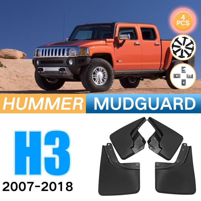 Fender Mud Flaps for Hummer H3 2007-2018 Export Cross-border Car Tire Splash Guards