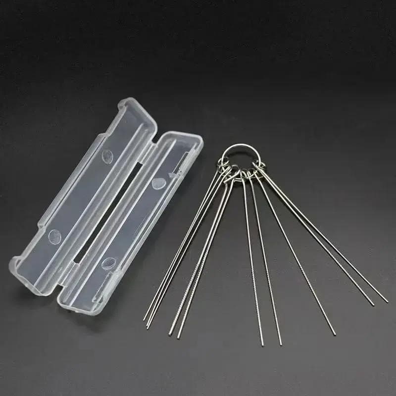 Xinjiang Kefa-conductive nozzle through fine needle nozzle through needle nozzle through hole gas stove stove cleaning needle cutting mouth cutting