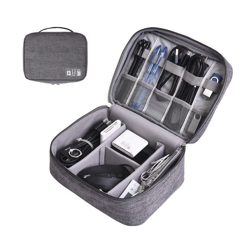 Cationic data cable charger storage bag, portable waterproof phone digital bag, factory direct sales