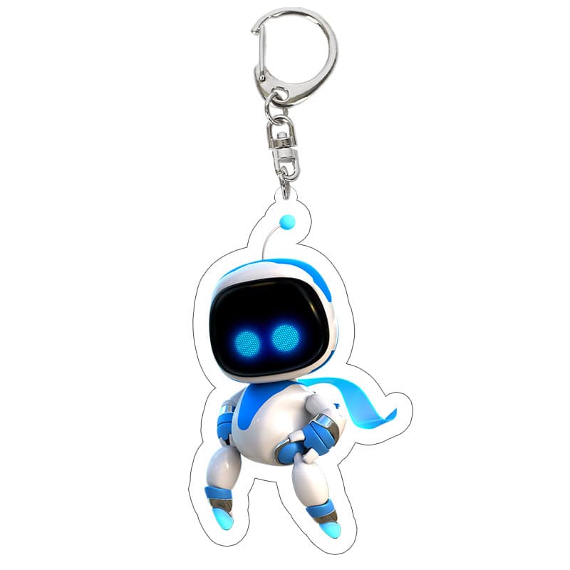 Cross-Border New Astro Bot Plush Rescue Plan Ps5 Game Peripheral Keychain Keyring