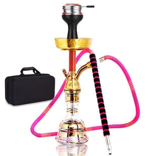 Cross-border Trade Factory Arabic Hookah Set Egyptian Style with Carrying Bag Shisha Single Hose Hookah