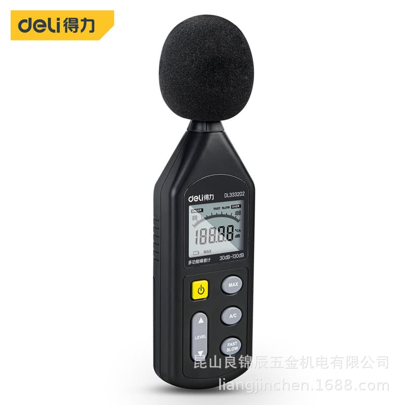 Deli Tools Digital Noise Meter High Precision Household Construction Site Environmental Tester Decibel Meter DL333201 2