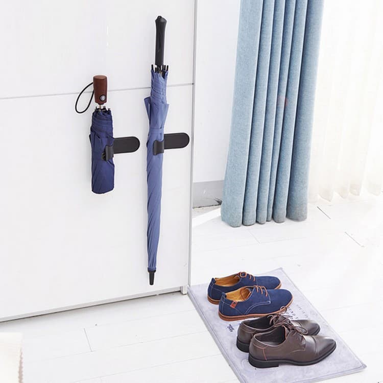 Portable adhesive car umbrella holder, multi-functional car accessory hook, hanger, storage rack