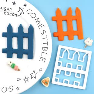 Wholesale Fence Picket Plastic Fondant Cutter Mold Simulation Cookie Mold Cake Baking Tool