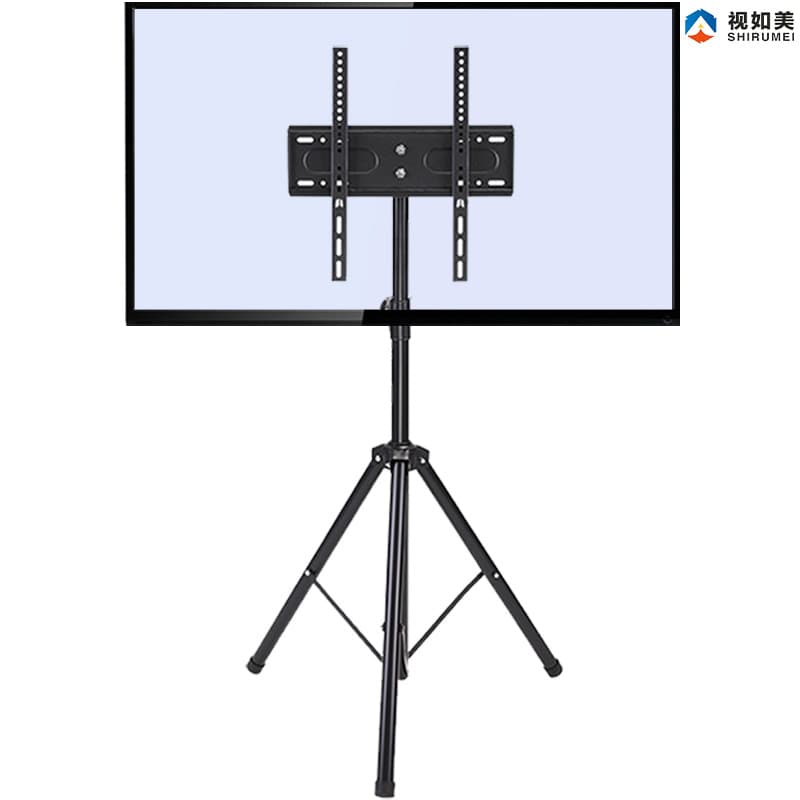 Portable Foldable Tripod TV Stand with Movable Base for 32-55 inch Displays