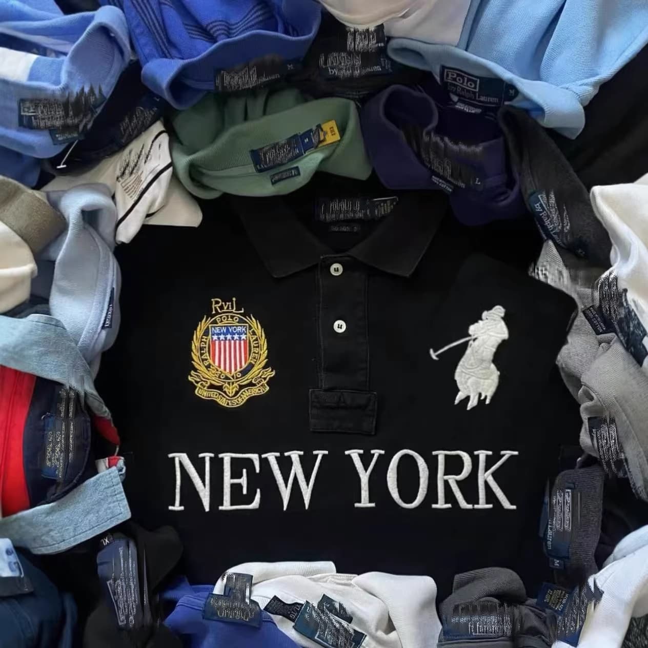 Summer Polo Shirt Paul Dama City Collection American Style Embroidery Casual Men's Big Size Short Sleeve