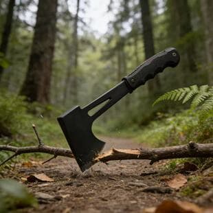 Outdoor Axe Wooden Handle Wolf Head Axe Fire Axe Logging Garden Military Axe Fire Equipment Wolf Axe