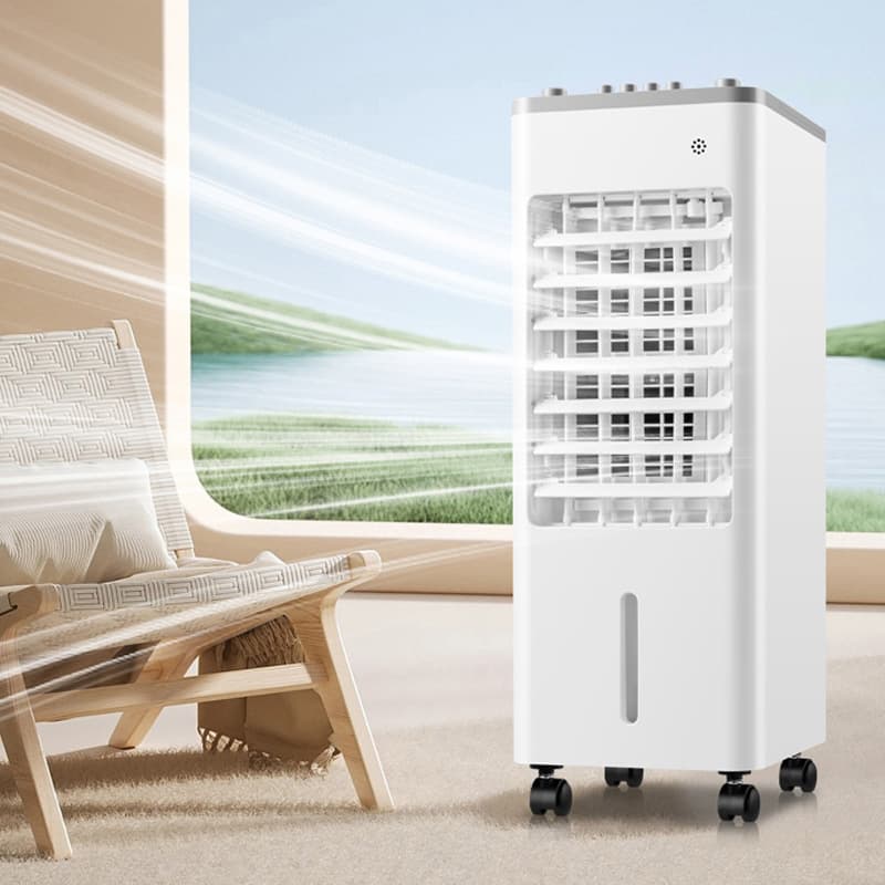 Cross-border Portable Air Cooler Fan, Small Cooling Fan, Floor-standing Air Cooler for Home and Office Use, Electric Fan