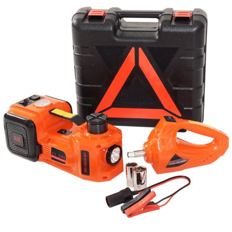 DC12V 5T Effortless Impact Wrench Hydraulic Tool Set Multifunctional Car Electric Hydraulic Jack