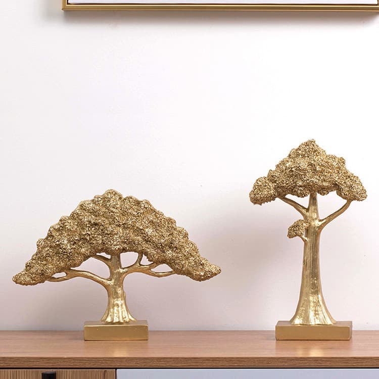 Money Tree Feng Shui Decoration for Entryway TV Cabinet Home Decor Housewarming Business Opening Gift Luxury Living Room Ornament