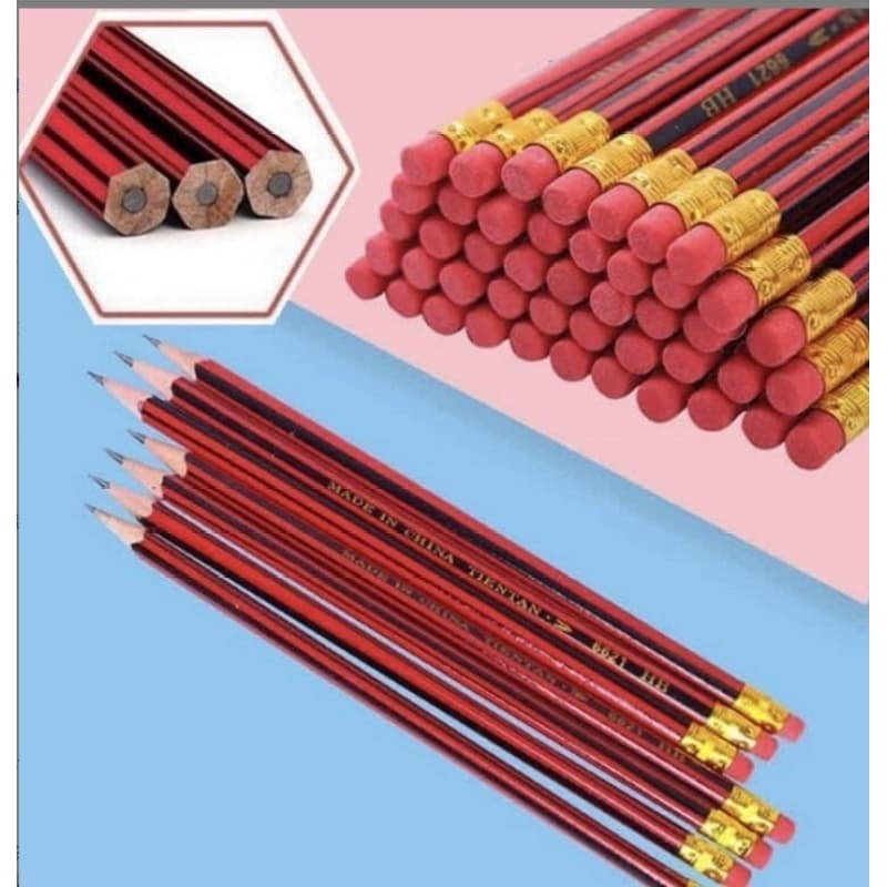 Pencils for Exams Elementary School Students Children Practice Writing Learning Grade 1 Grade 2 HB Pencils Sketch Pencils