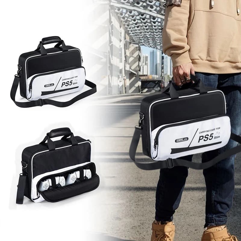 For Sony PS5 Slim game console storage bag Playstation5 Slim host bag P5 protection bag