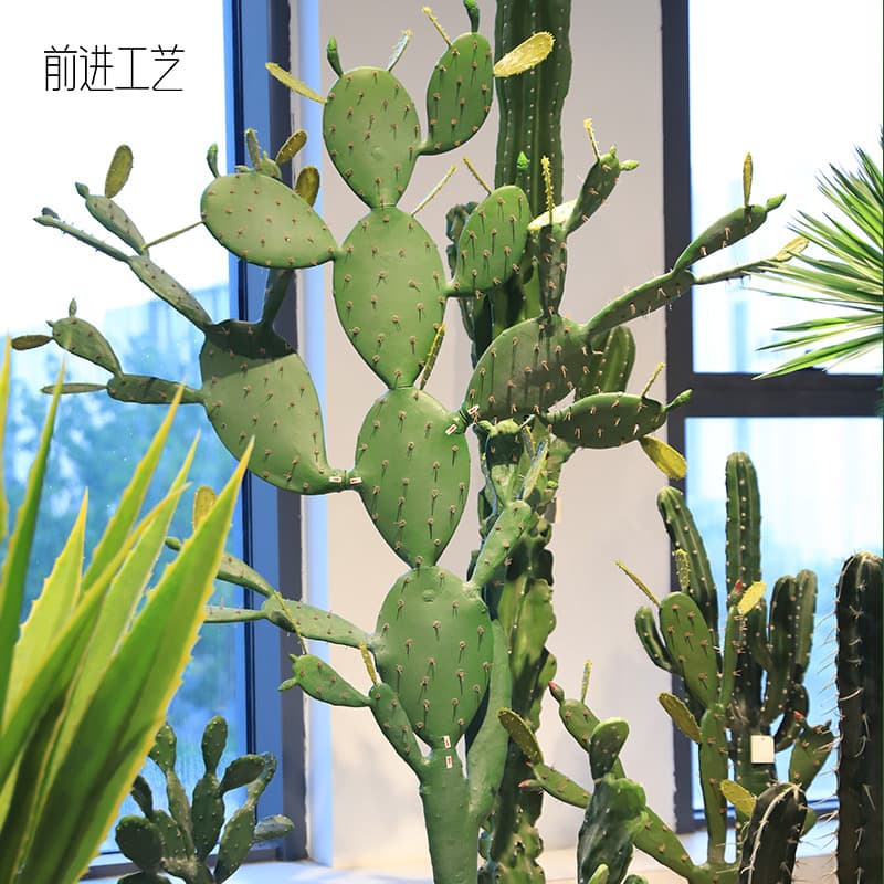 Large Desert Simulation Saguaro Cactus Decoration for Window Display, Living Room Soft Decor, Artificial Cactus Ornament for Indoor and Outdoor Potted Plants