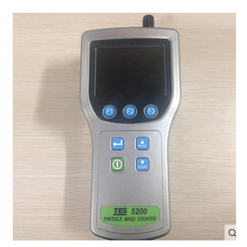 Taiwan TES-5200 Air Quality Detector PM2.5 Particle Mass Concentration Counter