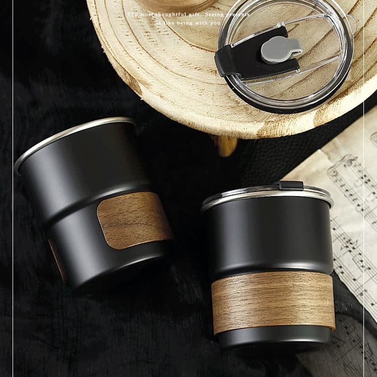Men's cup with premium feel, luxury high-temperature resistant tea brewing, companion gift water cup for camping and outdoor portable coffee.