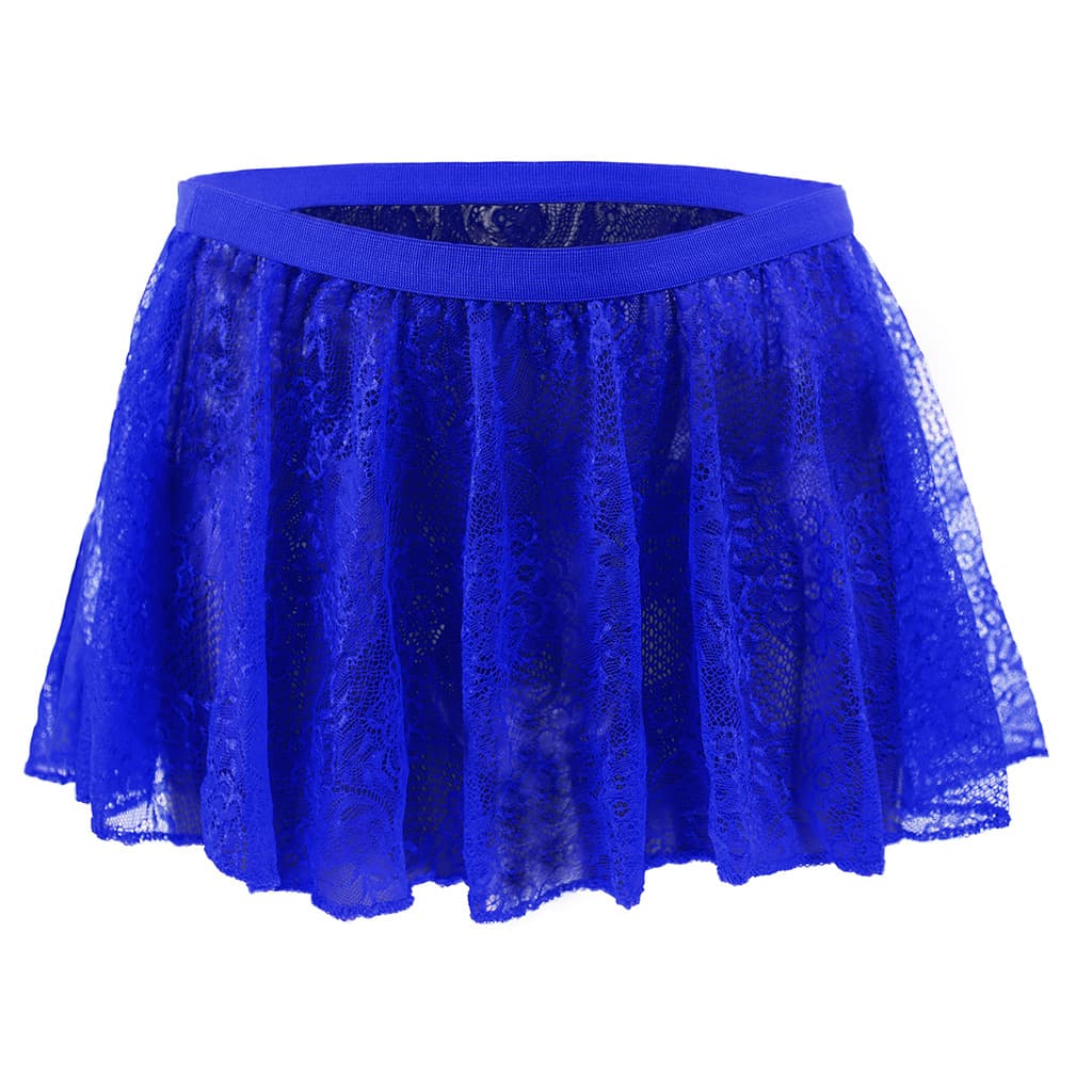 Tzy1127P-1 men's underwear wholesale, low-waist lace large boxer briefs, large skirt