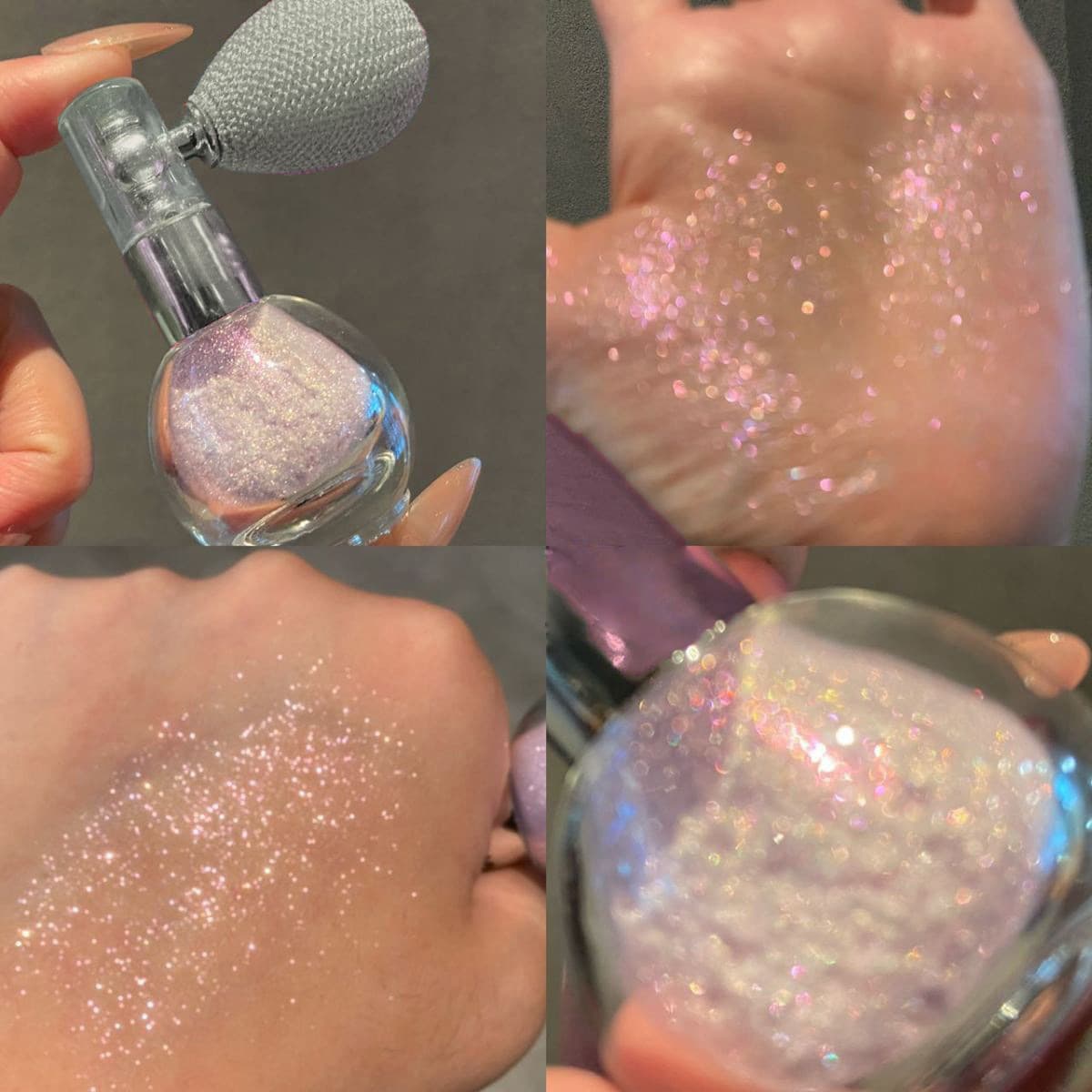 High Glitter Spray Makeup Shiny Pearl Hair Body Sparkling Beauty Contour Loose Powder Setting Spray