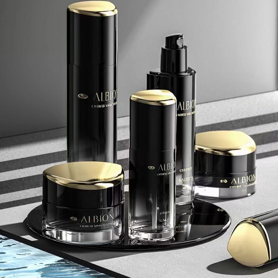 New Beauty Pupil Series Gradient Press Pump Lotion Bottle 40ml Serum High-End Refillable Bottle 30g Cream Jar
