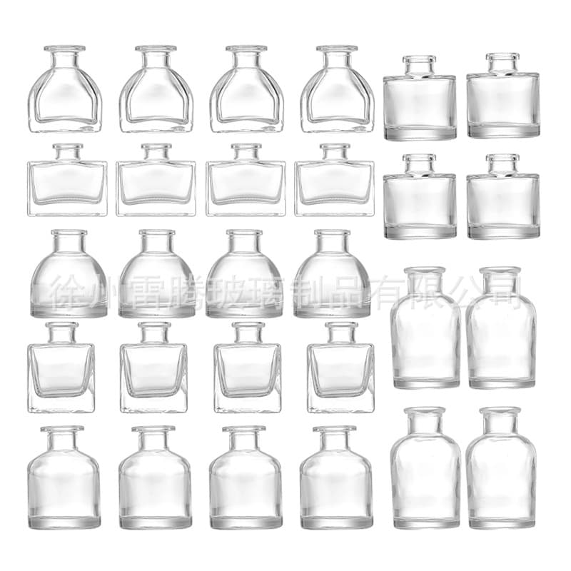 Cross-border exquisite mini glass vases wholesale manufacturer water-grown flowers decorative small vases high-end floral ornaments