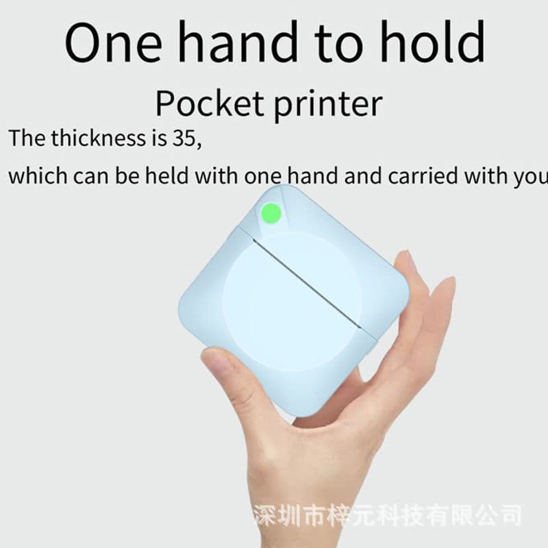 Mini Thermal Printer Multi-Function Label Text Photo Bag Printing Wholesale Factory USB Interface Support IOS Android