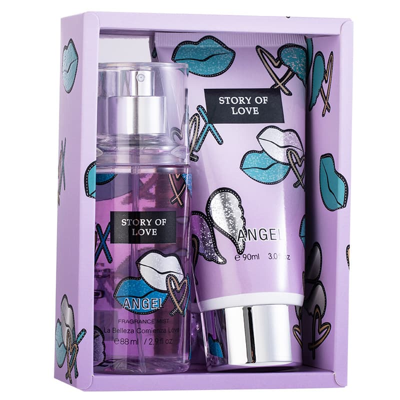 Cross-border cosmetics sourced from Vietnam, Southeast Asia, and Thailand: women's perfume gift set with body lotion duo for long-lasting fragrance