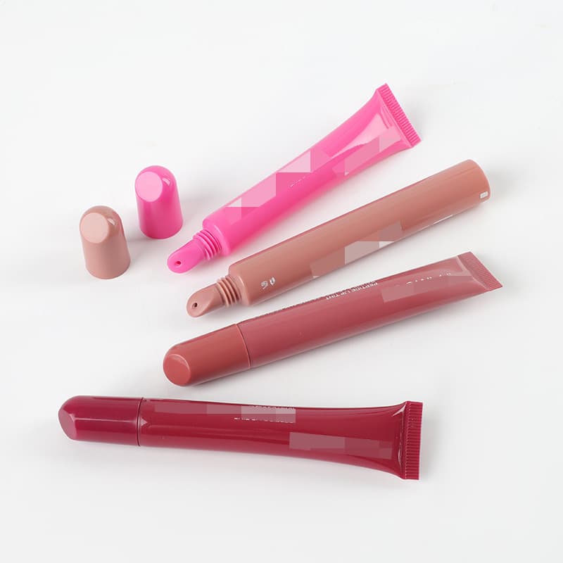 Manufacturer Supply Cosmetic Tube Lipstick Lip Gloss Angled Tip Squeeze Tube Various Specifications Screw Cap Lip Oil Tube