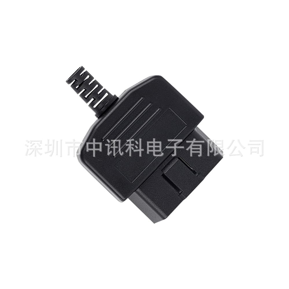 OBD Fast and Simple Assembled Plug Housing, OBD Assembled Plug Connector, Tail Outlet Hole with Live