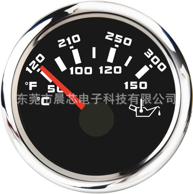 CAN Bus J1939 Protocol for Marine Diesel Engine Engineering Vehicle 52mm Oil Temperature Gauge